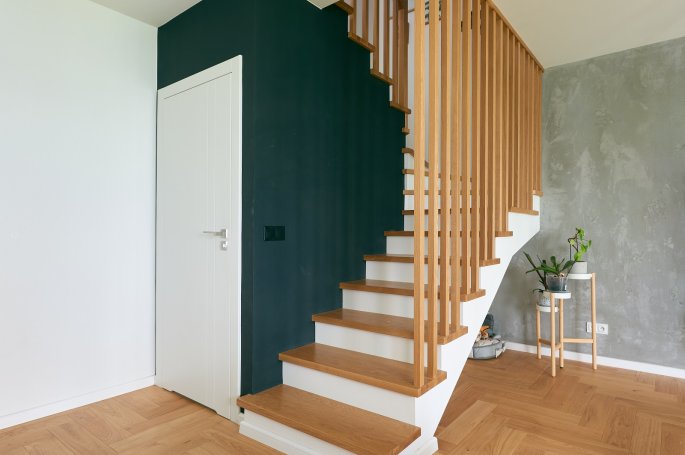 Schody klasyczne dębowe